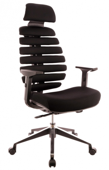 Эргономичное кресло Ergo Black Ткань Черный
