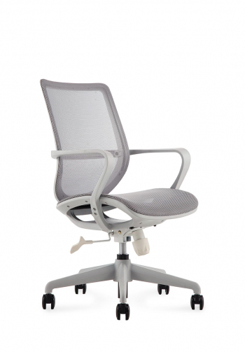 Кресло офисное / Гэлакси gray LB / серый пластик / серая сетка / серая сетка			