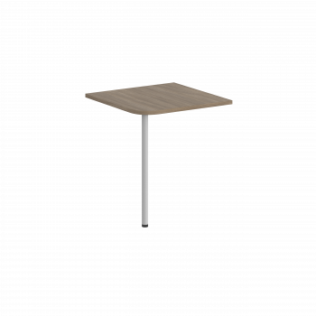 Приставка угловая для стола / цвет: дуб темный; на 1-ой опоре			