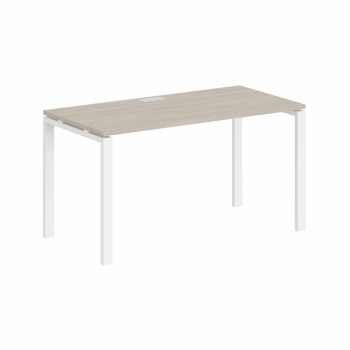 Стол / профиль: 60х30 белый; столешница: дуб темный			