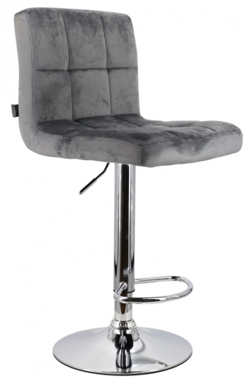 Барный стул Asti Ткань Серый