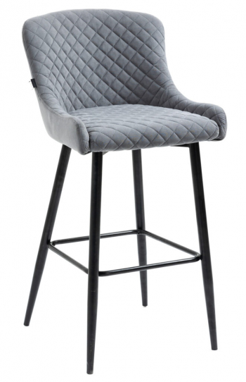 Барный стул Nico Ткань Серый