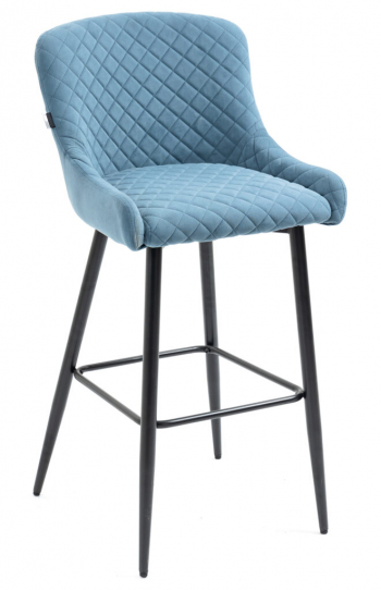 Барный стул Nico Ткань Голубой