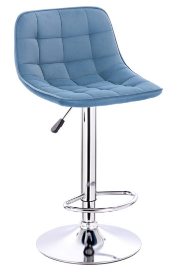 Барный стул Cooper Ткань Голубой