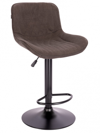 Барный стул Grace Black Ткань Темно-коричневый