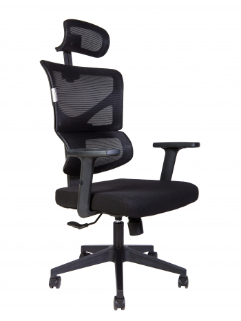 Кресло офисное / Толедо / черная спинка / черная сидушка			
