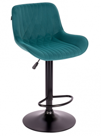 Барный стул Grace Black Ткань Темно-зеленый