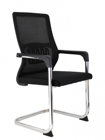 Кресло для посетителей EP-510 Сетка Черный