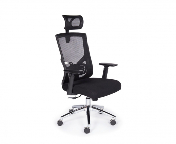 Кресло офисное / Гарда SL / черный пластик / черная сетка / черная сидушка			