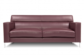 Эммаус 3-местн. диван, опоры полированная нержавейка